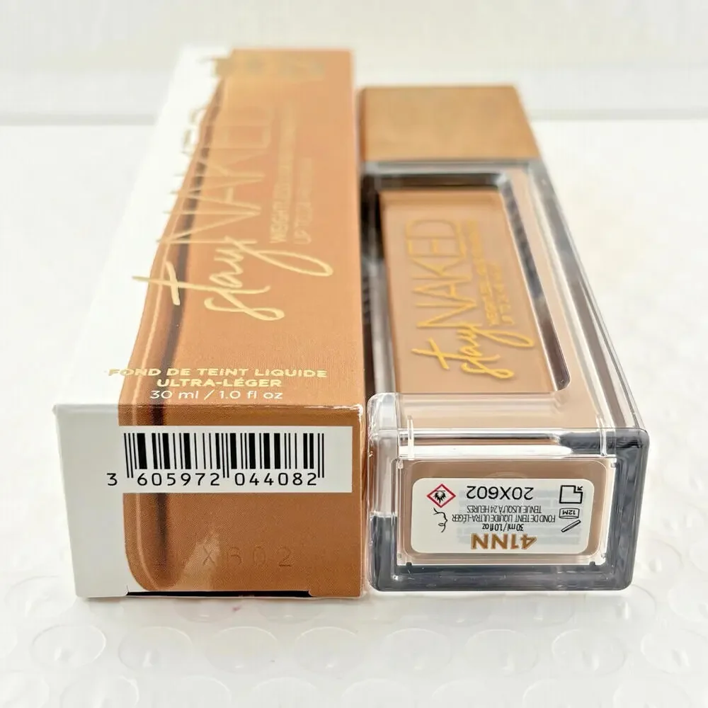 Urban Decay STAY NAKED Weightless Liquid Foundation - 41NN - 30mL - NEW BOXED